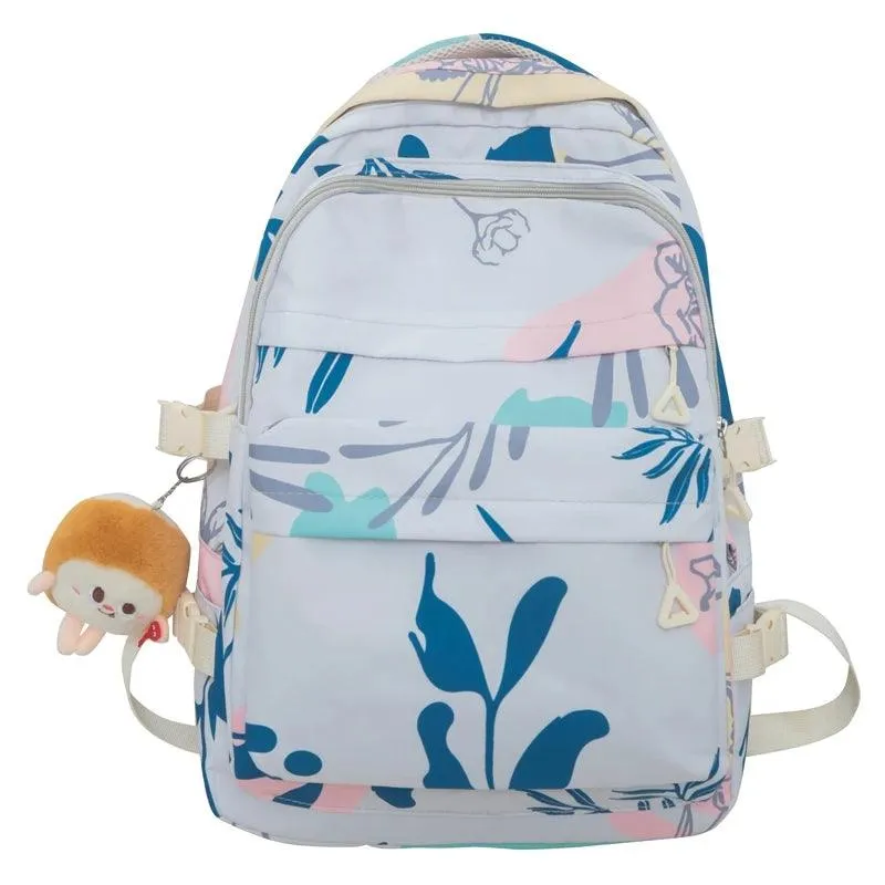 GC252: Comfortable, Stylish, Floral, Cool Backpack - Girly Fashion