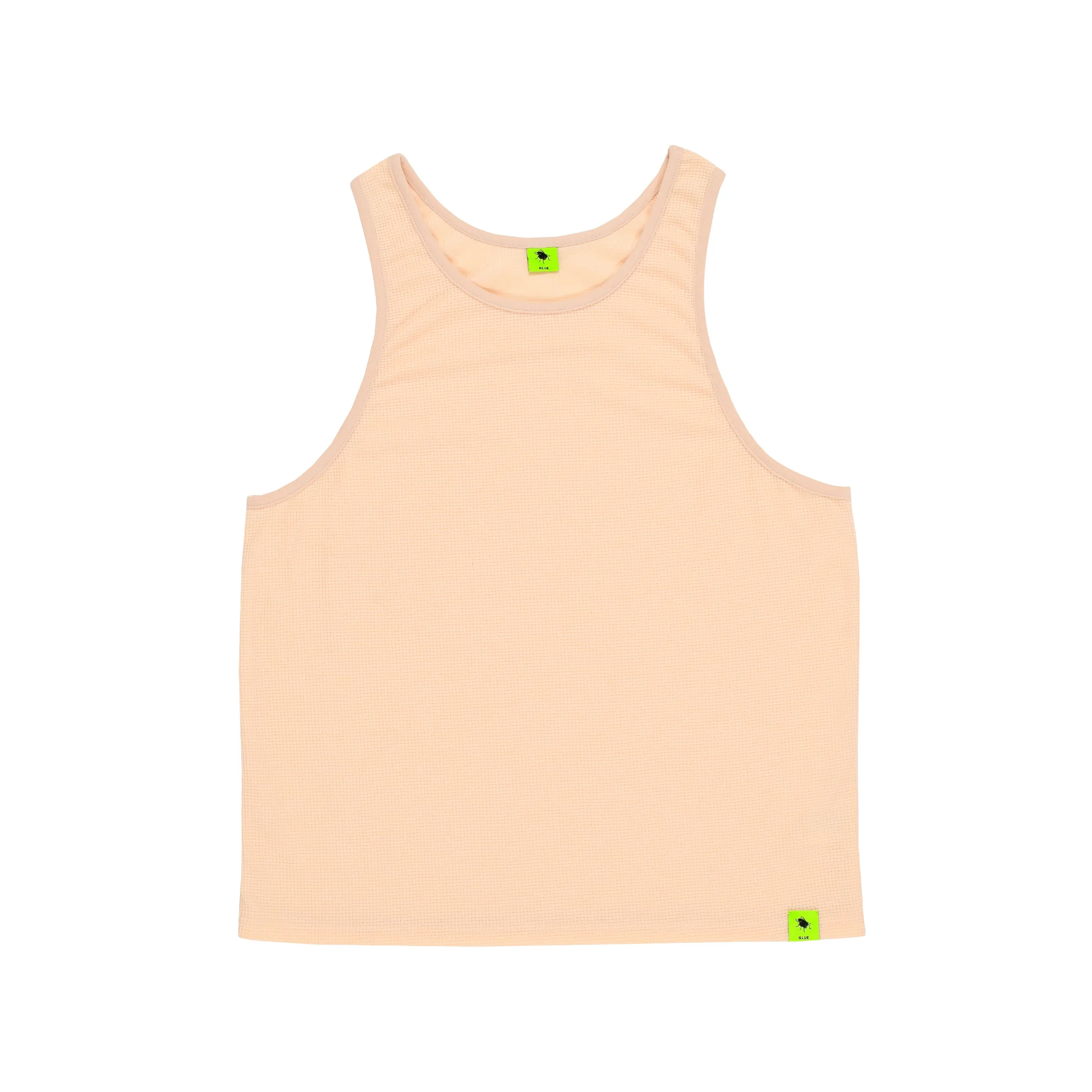 Glue Waffle Tank Top Cream