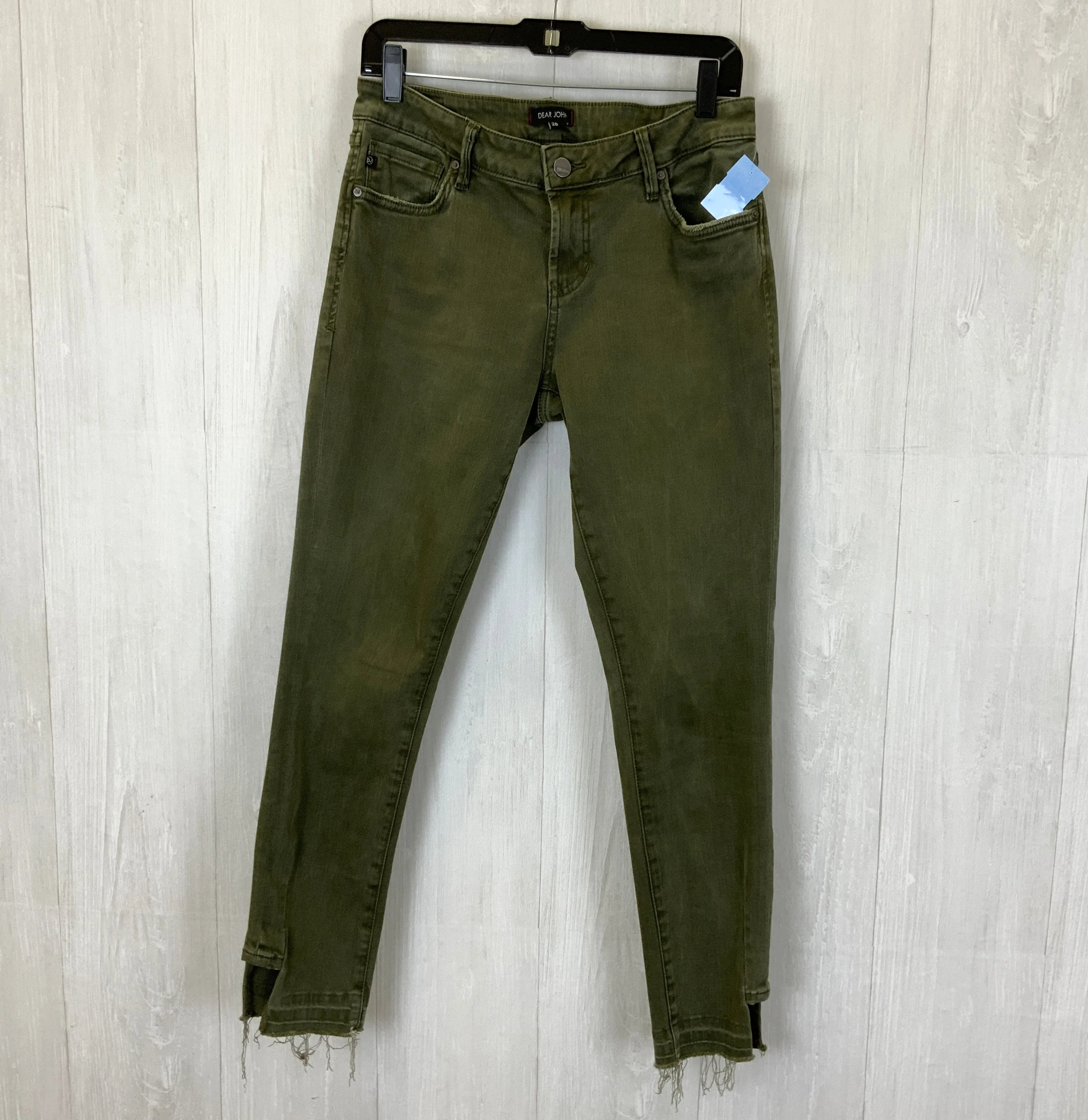 Jeans Skinny By Dear John In Olive, Size: 6