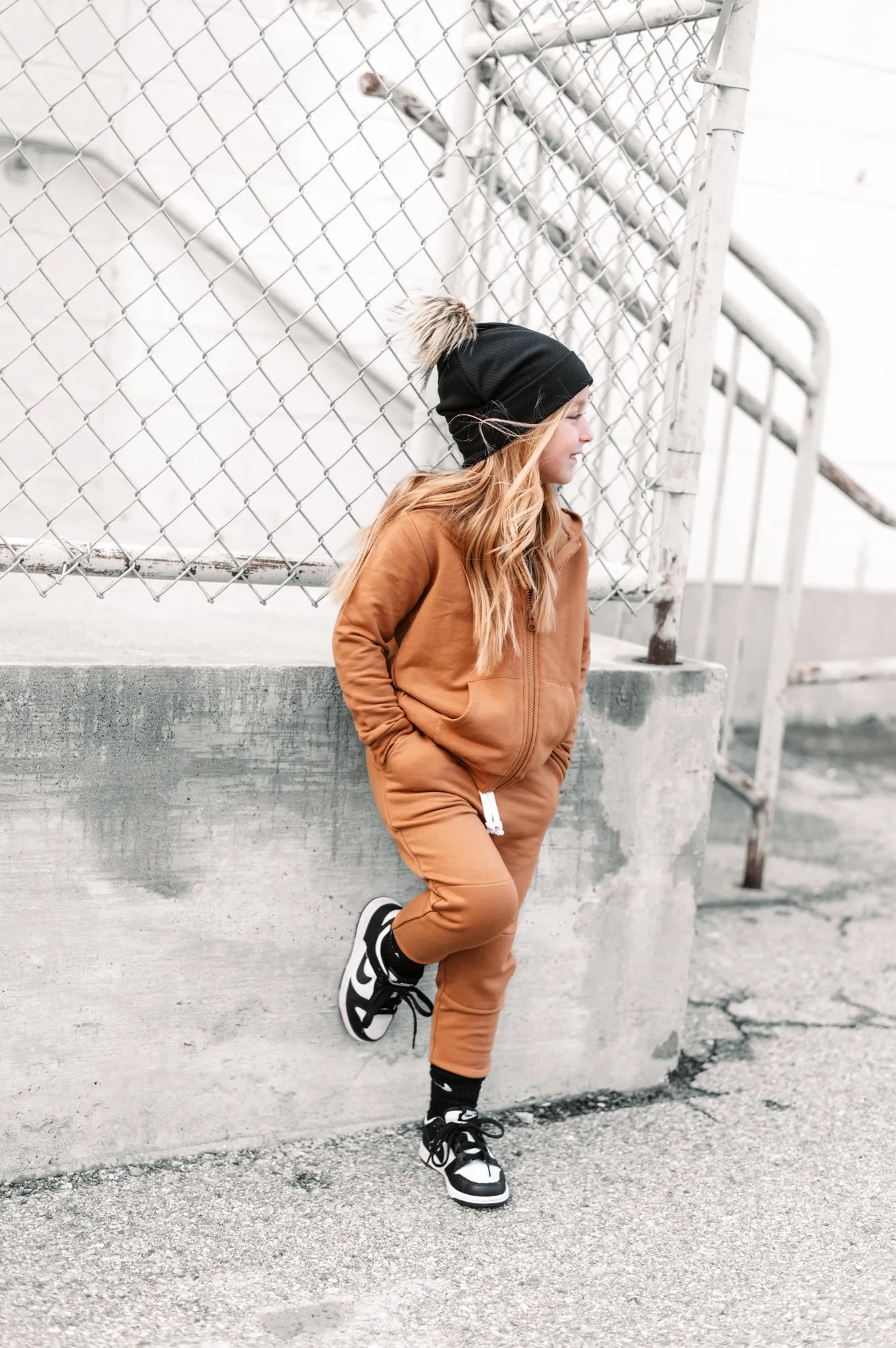 JOGGERS- Caramel Bamboo French Terry