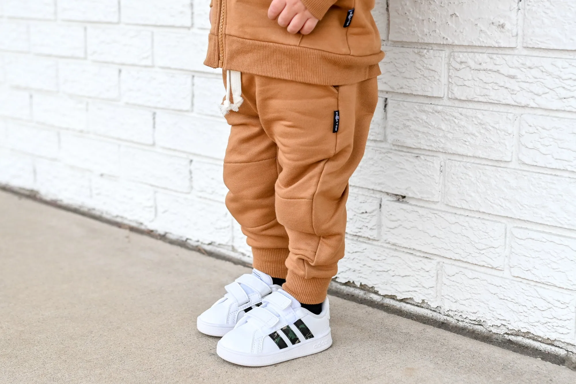 JOGGERS- Caramel Bamboo French Terry