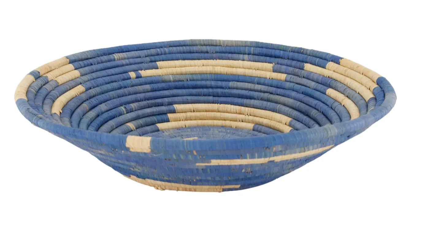 Kazi :: 14 Coastal Woven Bowl - Reflections