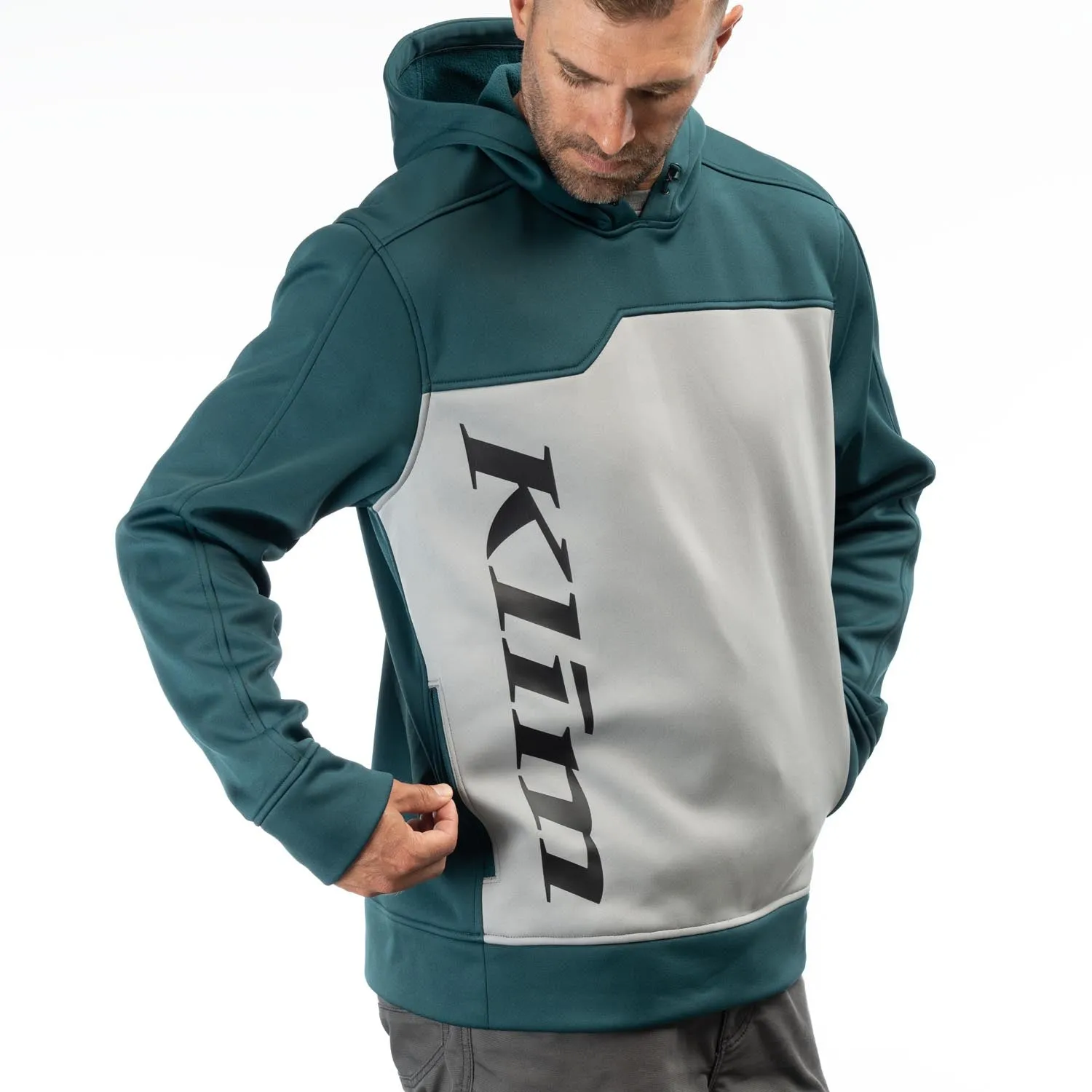 Klim Men's Accelerator Pullover Hoody Dark Sea/Monument