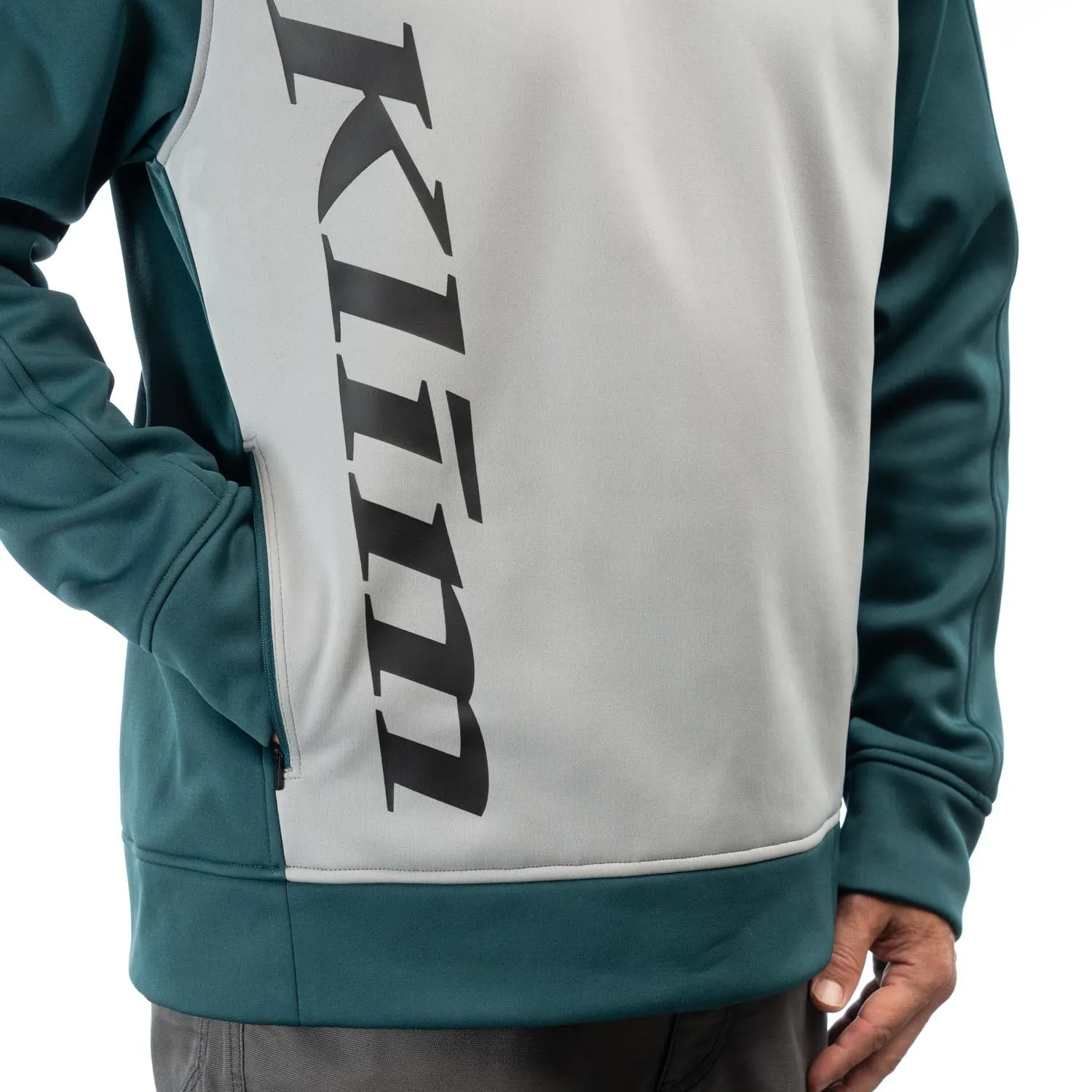 Klim Men's Accelerator Pullover Hoody Dark Sea/Monument