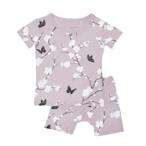 Kyte Baby Short Sleeve Toddler Pajama Set in Cherry Blossom