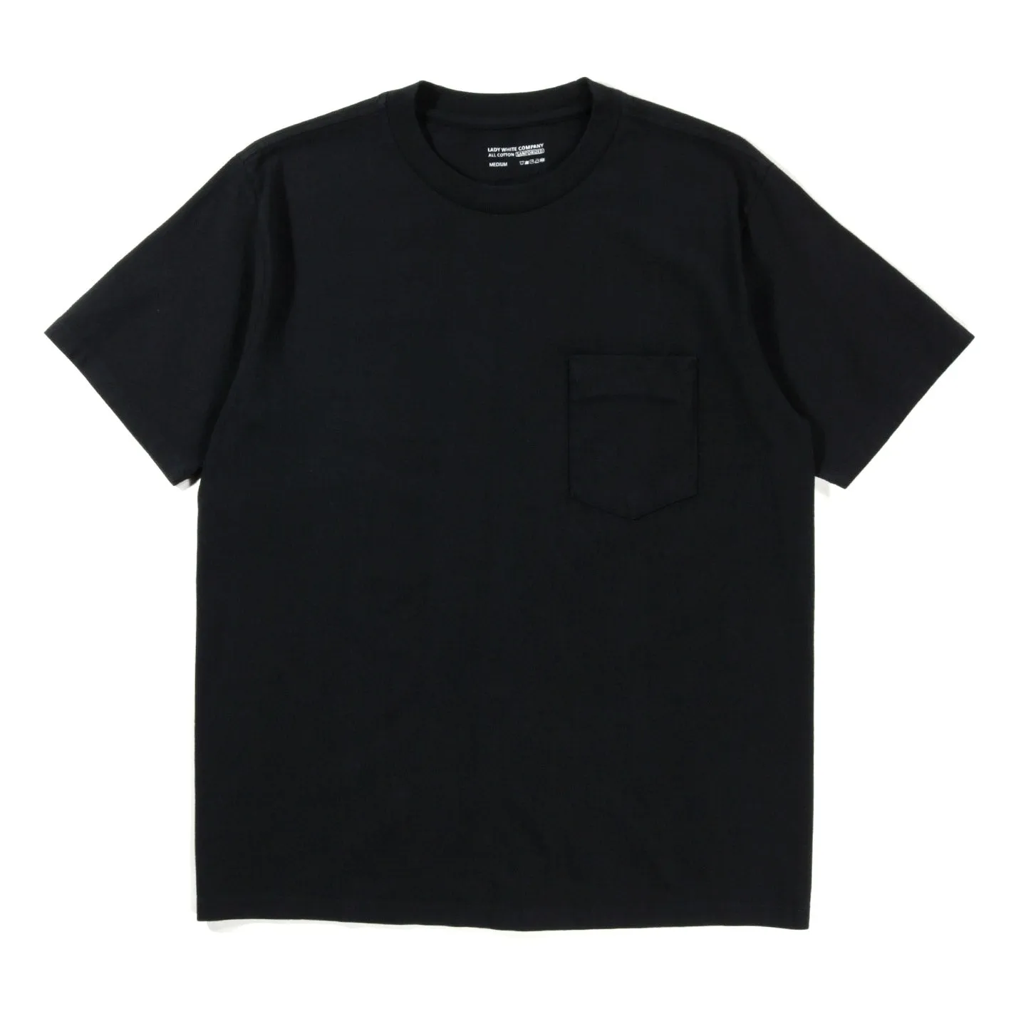 LADY WHITE CO. BALTA POCKET T-SHIRT BLACK