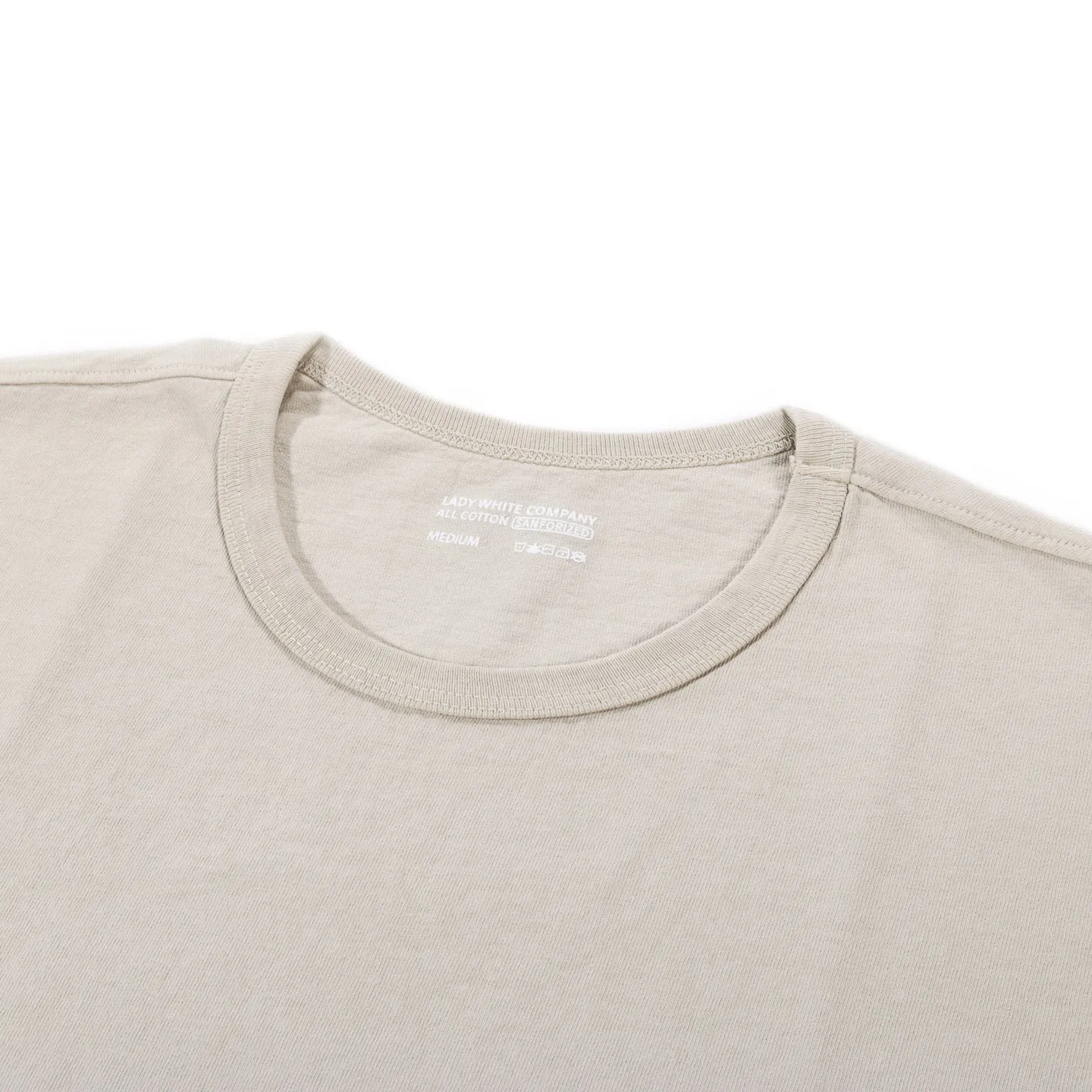 LADY WHITE CO. T-SHIRT 2-PACK PALE CLAY