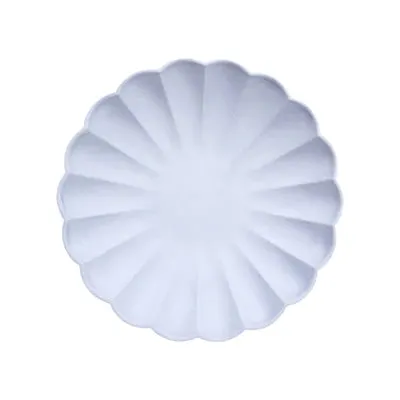 Large Scallop Plates - Lilac