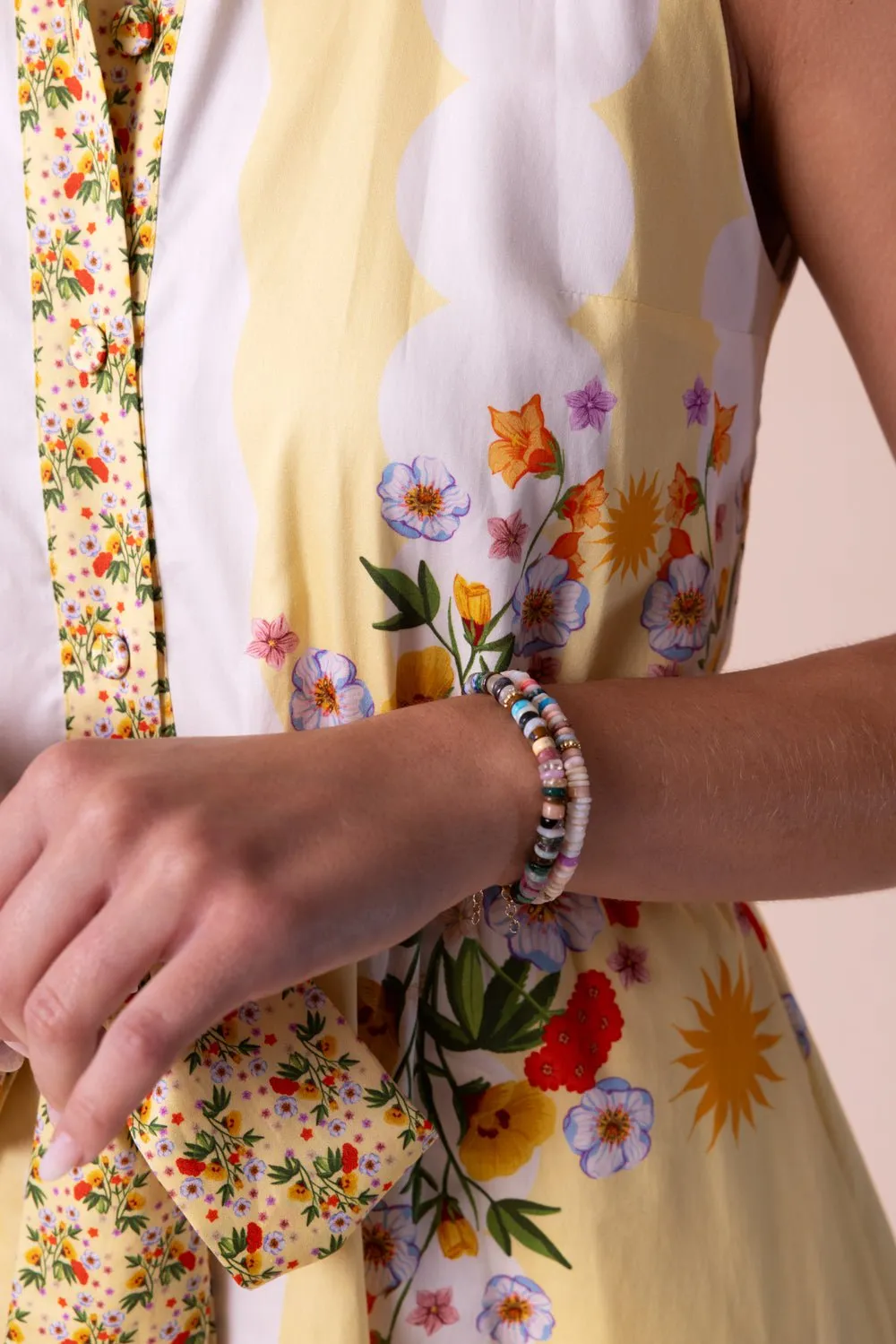 Light Tone Mixed Opal Bead Bracelet