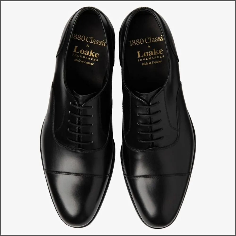 Loake Stonegate Carbon Black Shoe*