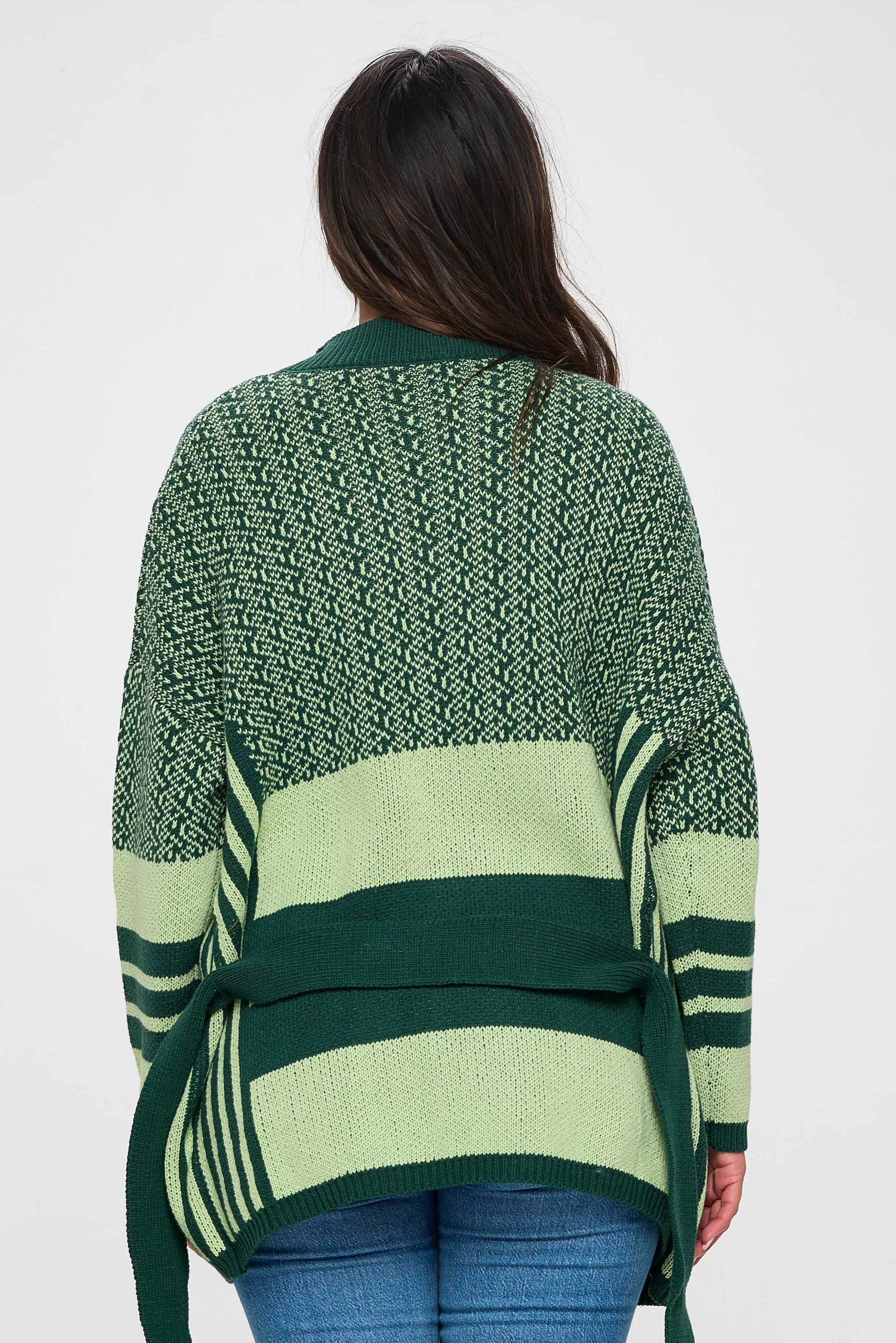 Long Green Comfort Sweater