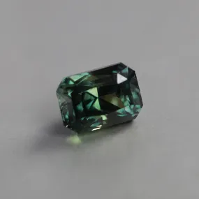 Loose 2. 41 Ct Octagon Green Sapphire