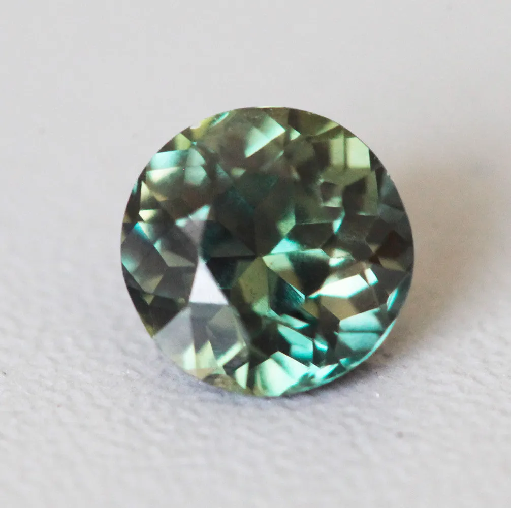 Loose 2.20 Ct Round Green Sapphire