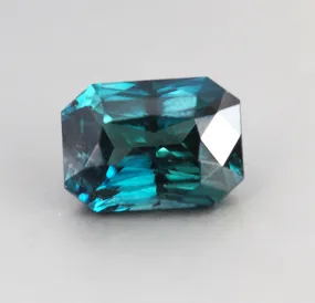 Loose 7.03 Ct Octagon Teal Sapphire