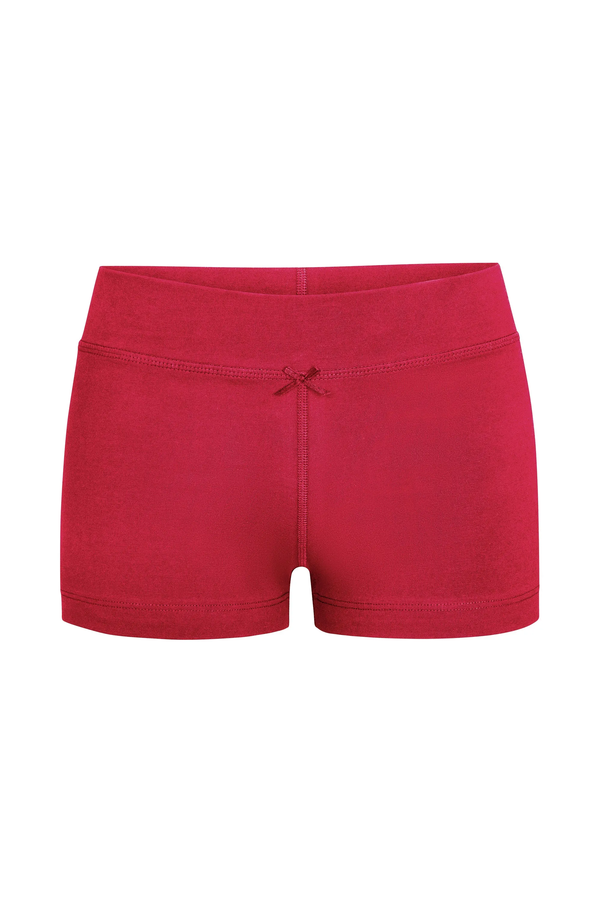 LOUNGE BIKE SHORTS IN CHERRY