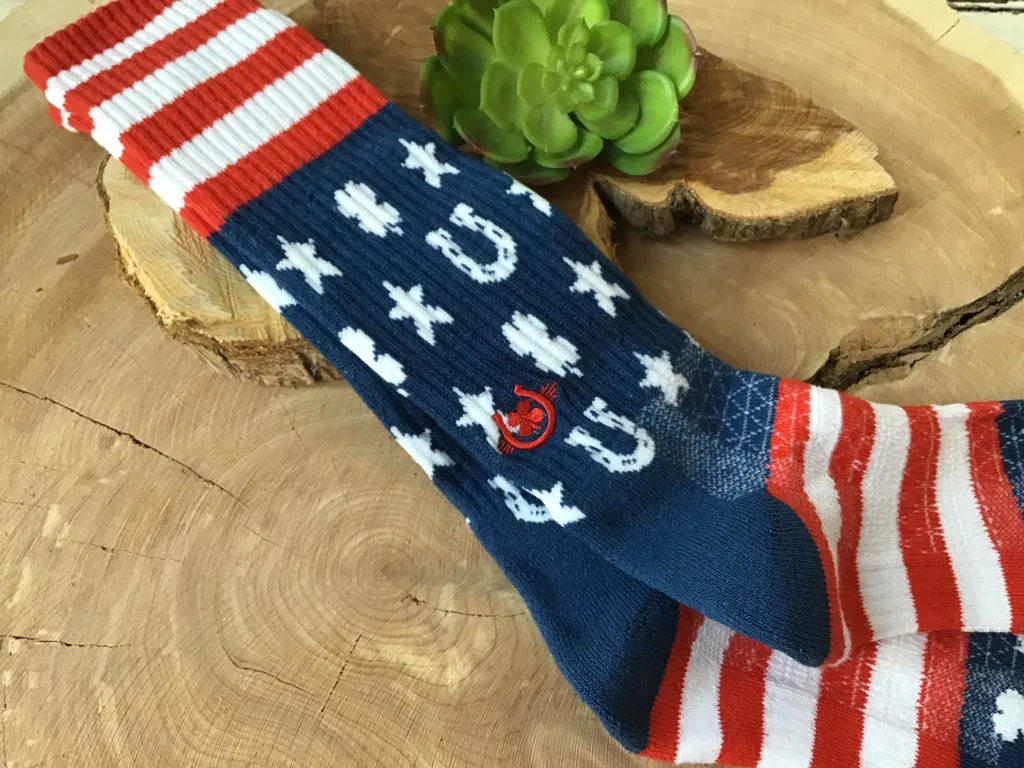 Lucky Chuck Lucky Stars & Stripes Performance Socks