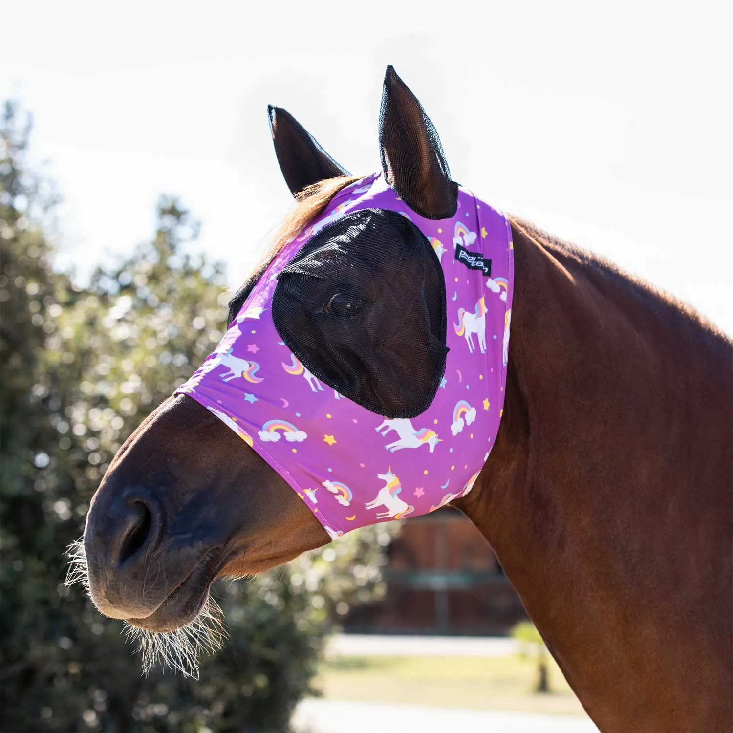 Lycra Anti-Fly Mask with Ear Cover Net