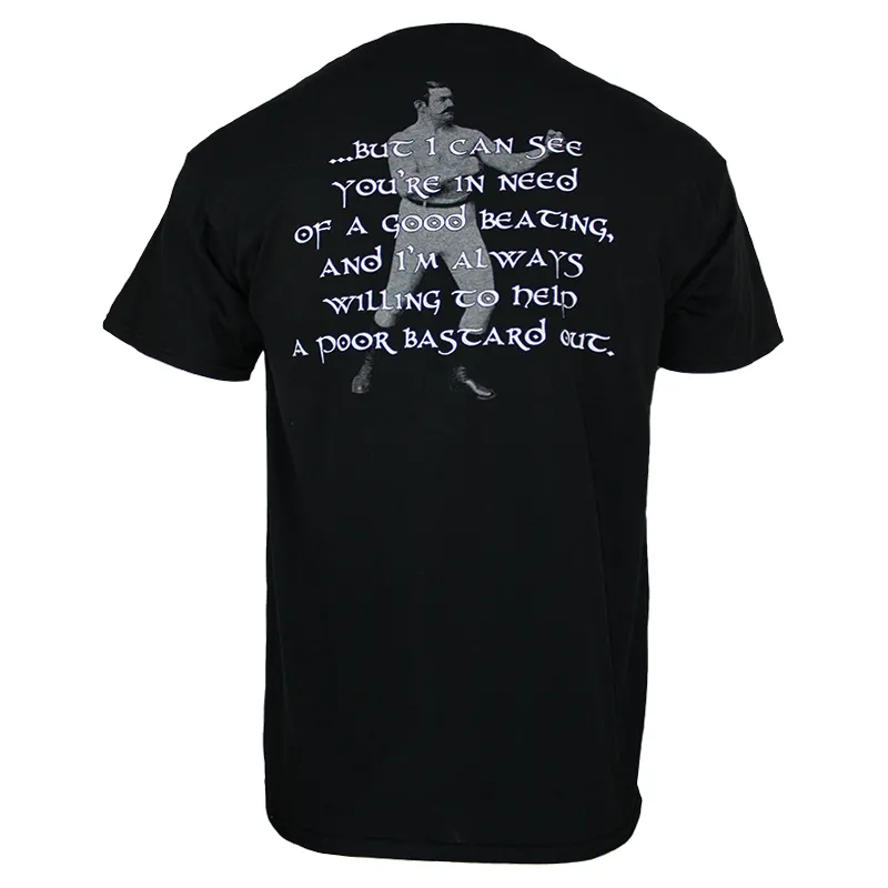 Men's Black Peace Pint T-Shirt