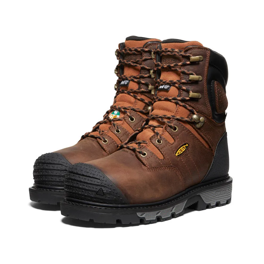 Men's CSA Camden 8 Waterproof Boot INT MET (Carbon-Fiber Toe)  |  Leather Brown/Black