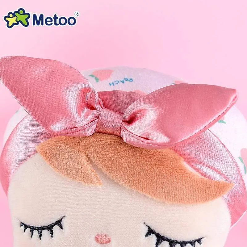 Metoo Dolls Toys For Girls Baby Beautiful Fruit Angela Cute Rabbit Soft Plush Stuffed Animals For Kids Infant