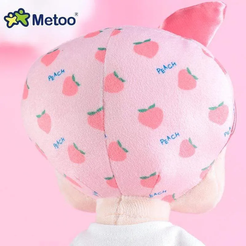 Metoo Dolls Toys For Girls Baby Beautiful Fruit Angela Cute Rabbit Soft Plush Stuffed Animals For Kids Infant