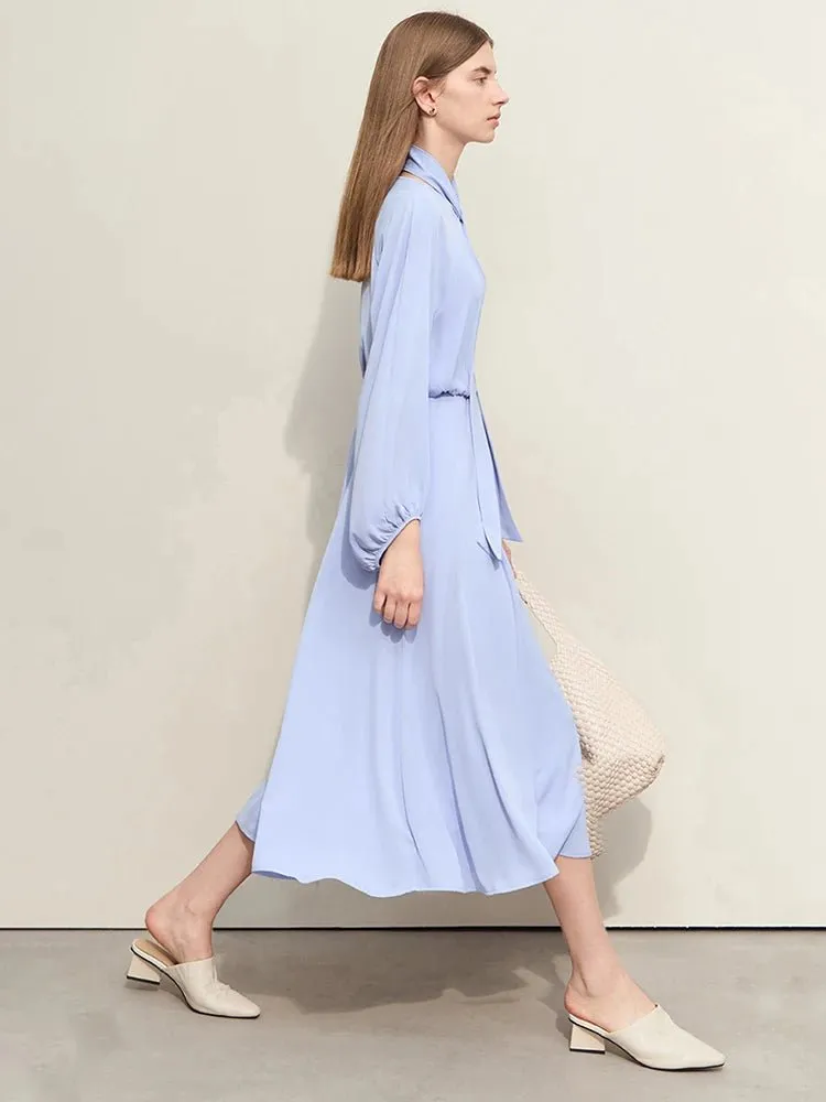 Minimalism 2024 Spring Women’s Chiffon Dress