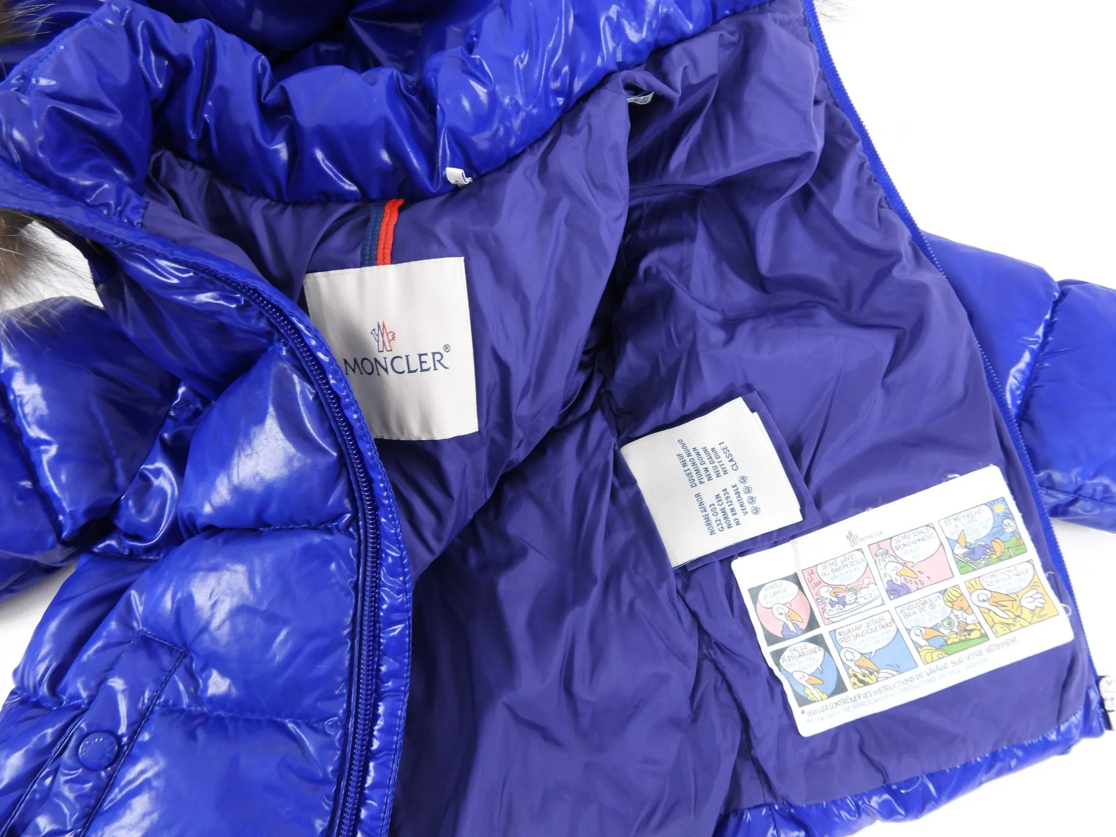 Moncler Baby Blue Down Puffer K2 Parka Coat - 2Y