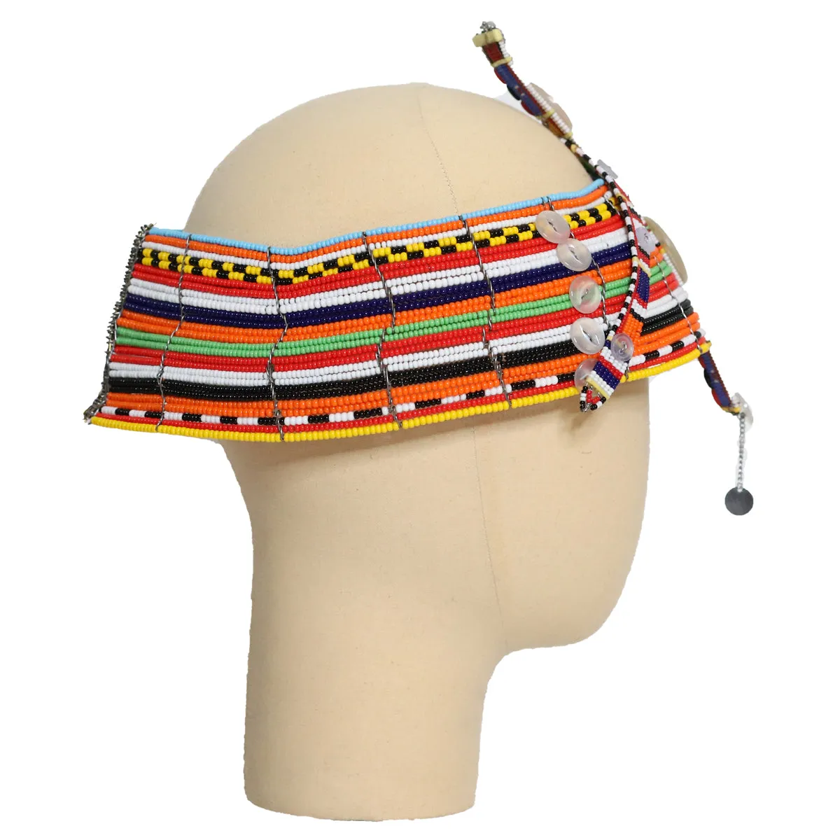 Multi-Colored Maasai Headdress