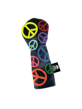 New! Limited Edition! The RMG Dancing Peace Signs Fairway Wood Headcover