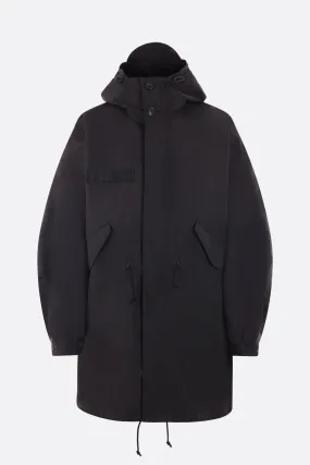 nylon long parka jacket