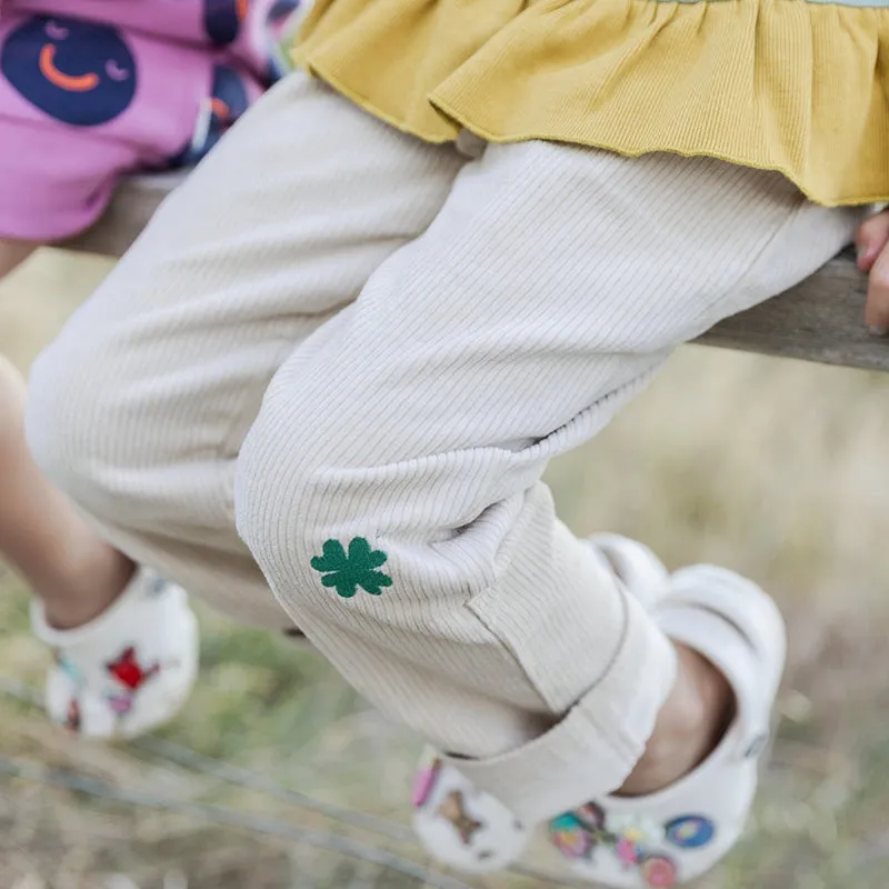 Olive And The Captain Corduroy Wide Leg Pants - Clover