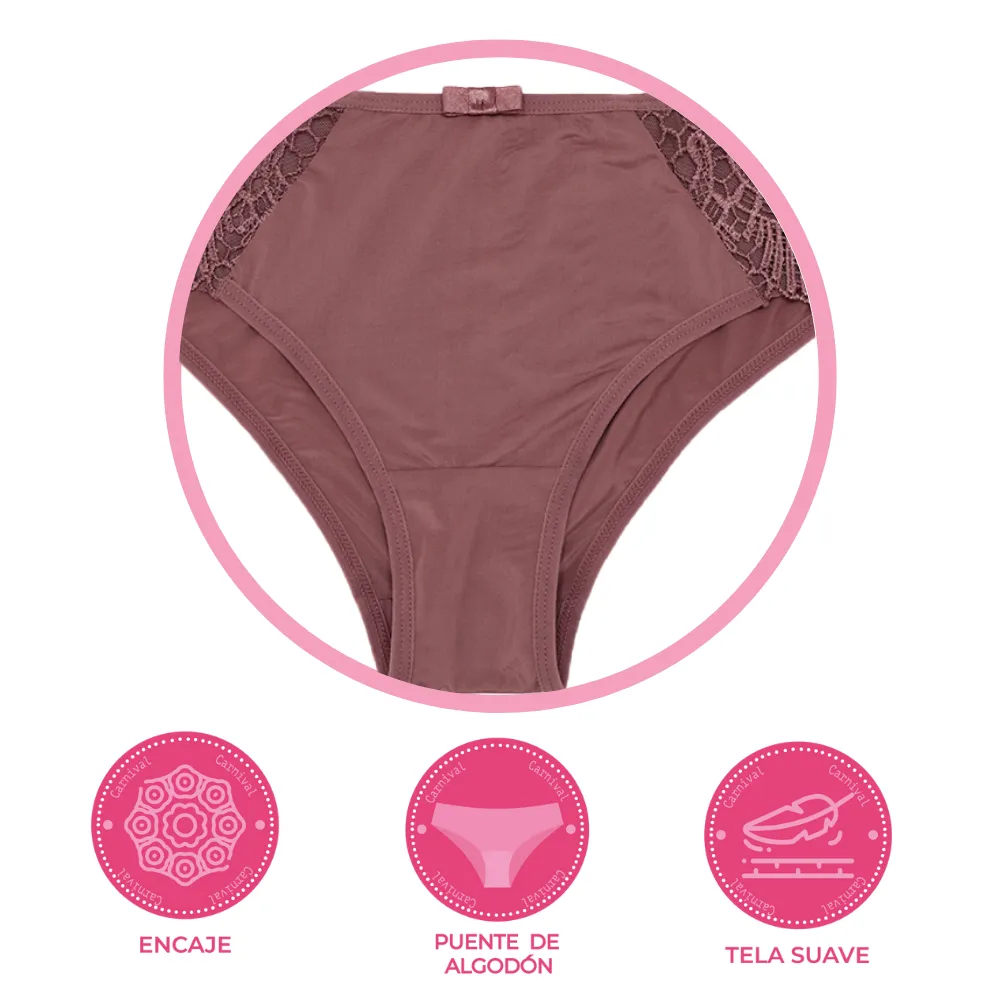 Panty coordinable con detalles de encaje  74428 Lady Carnival