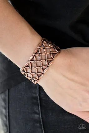 Paparazzi Bracelet ~ The Big BLOOM - Copper