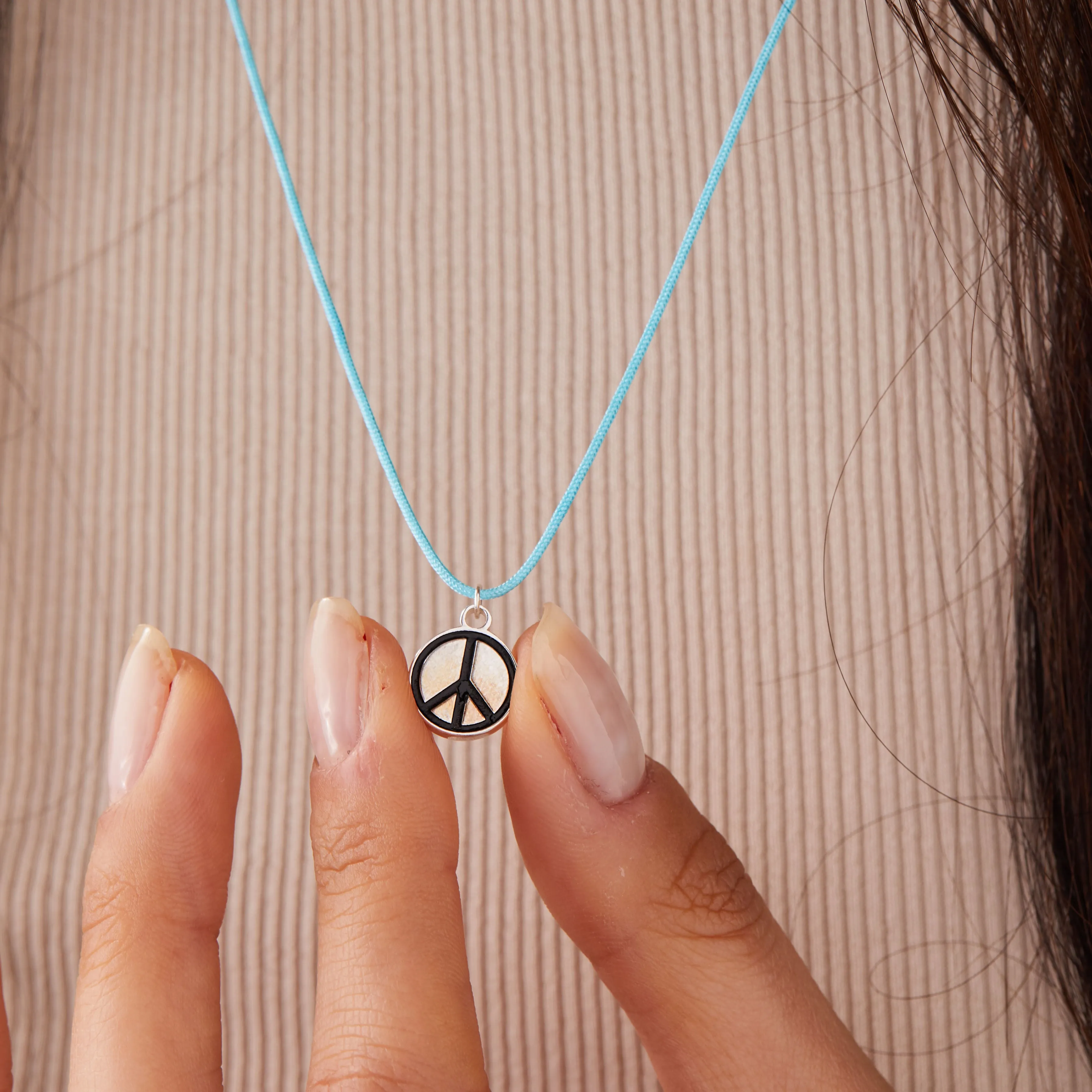 Peace Cord Necklace, 18