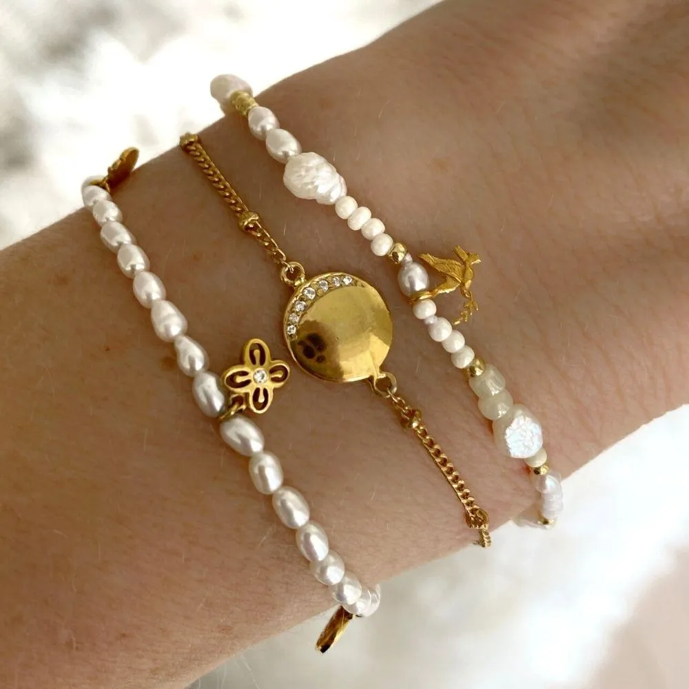 Peace pearl Bracelet