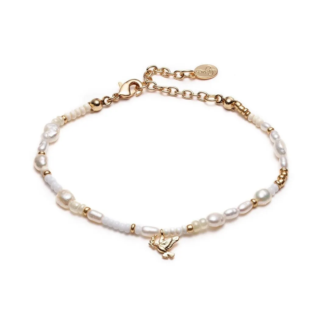 Peace pearl Bracelet