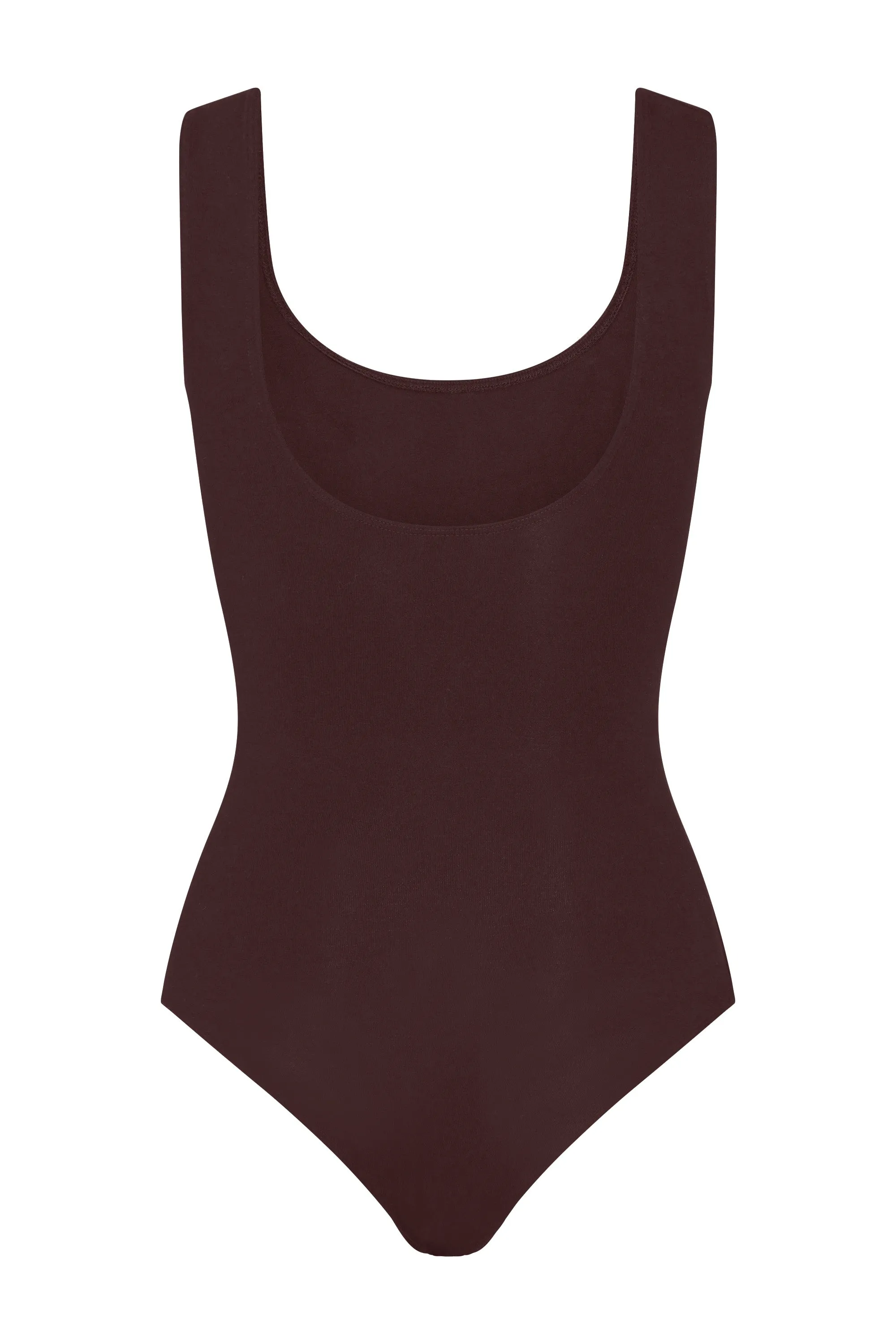 PERFECT SCOOP BODYSUIT IN MOCHA