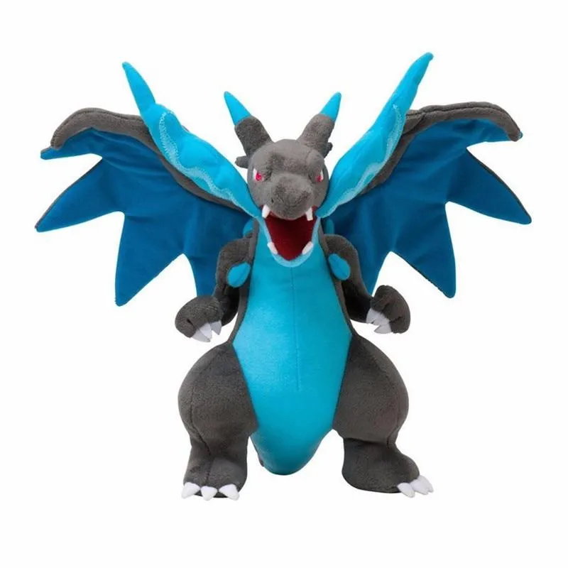 Pokemon Mega Charizard X Mega Evolution Peluche Animal Stuffed Plush Toys Christmas Gifts For Children 23CM