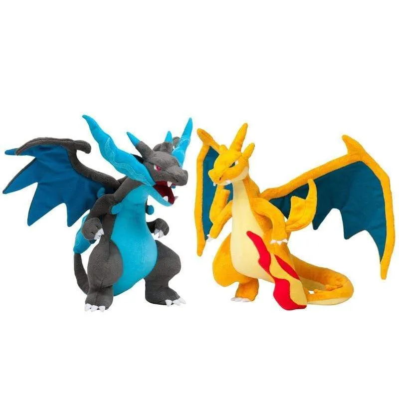 Pokemon Mega Charizard X Mega Evolution Peluche Animal Stuffed Plush Toys Christmas Gifts For Children 23CM