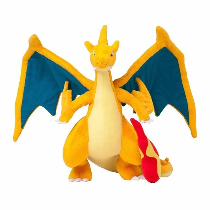 Pokemon Mega Charizard X Mega Evolution Peluche Animal Stuffed Plush Toys Christmas Gifts For Children 23CM