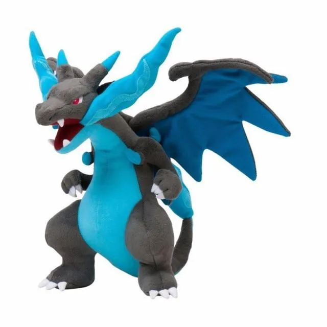 Pokemon Mega Charizard X Mega Evolution Peluche Animal Stuffed Plush Toys Christmas Gifts For Children 23CM