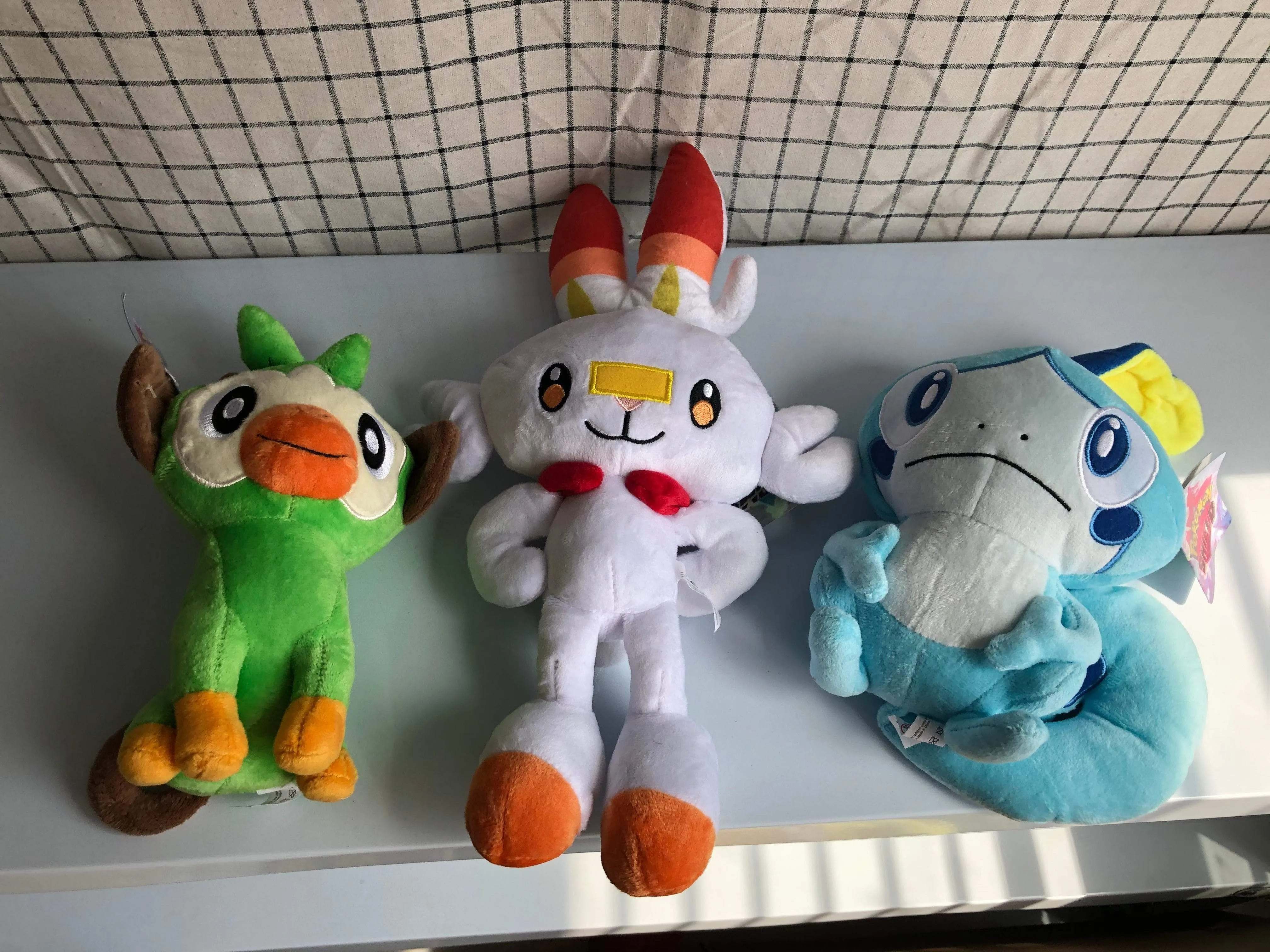 Pokemon Scorbunny Grookey Sobble Sirfetch'd Yamper Plush Toy Cute Animal Rabbit Lizard Monkey Stuffed Doll Gift For Children Kid