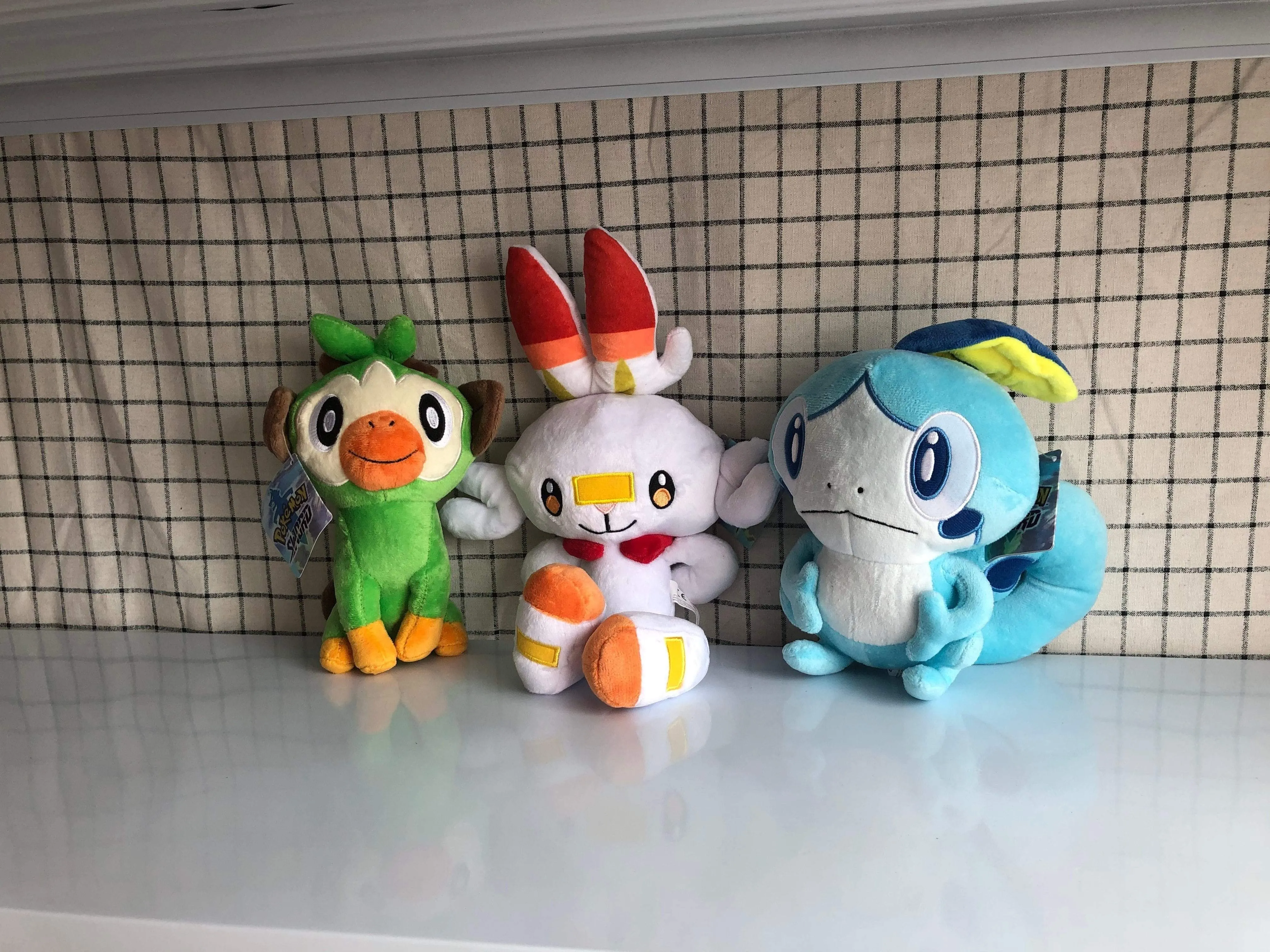 Pokemon Scorbunny Grookey Sobble Sirfetch'd Yamper Plush Toy Cute Animal Rabbit Lizard Monkey Stuffed Doll Gift For Children Kid