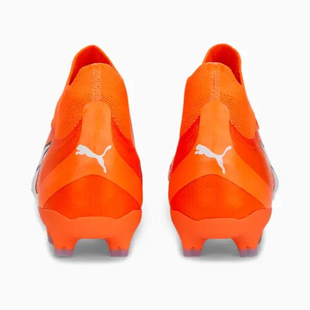 Puma Ultra Pro FG/AG Football Boots (Ultra Orange/White/Blue)