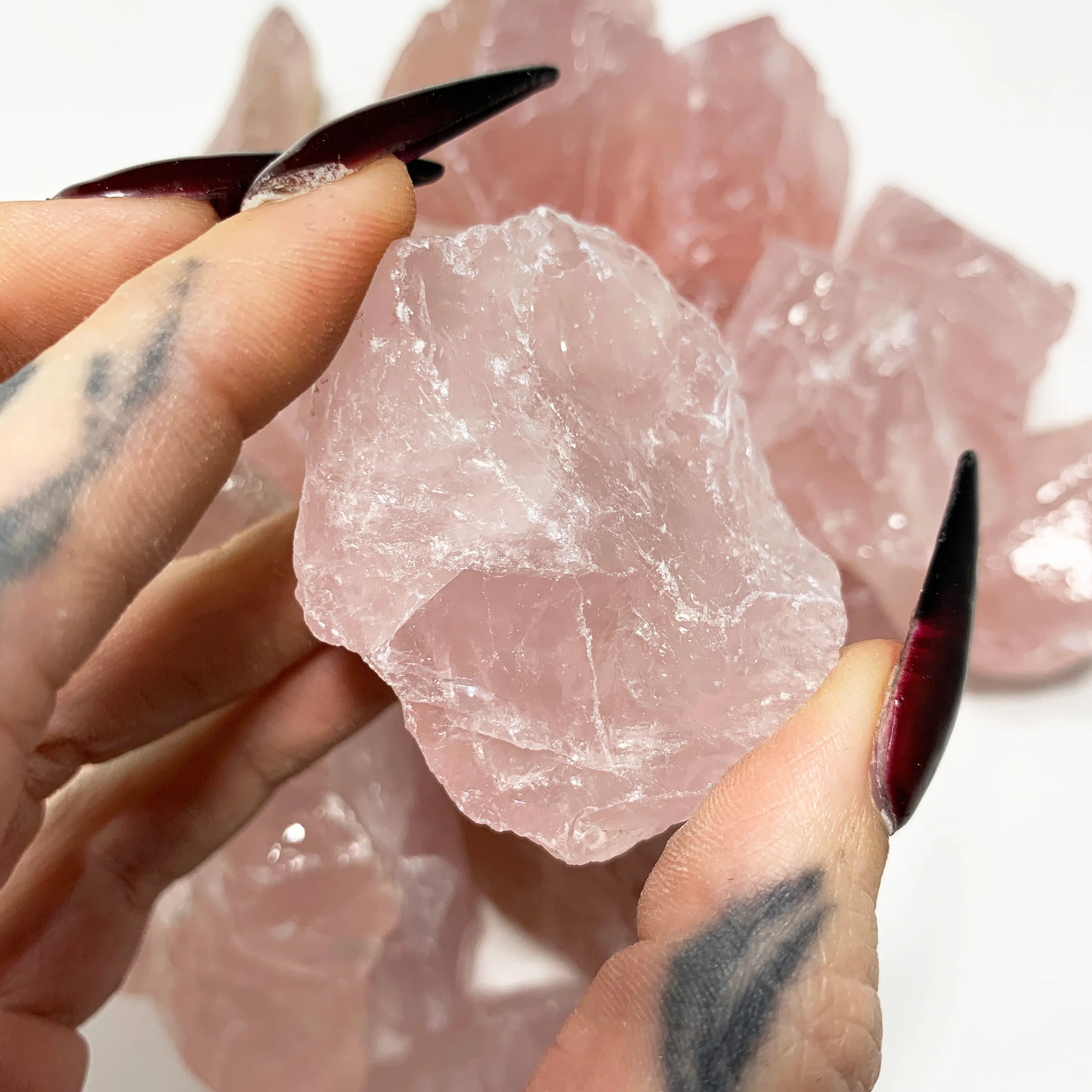 Raw Rose Quartz