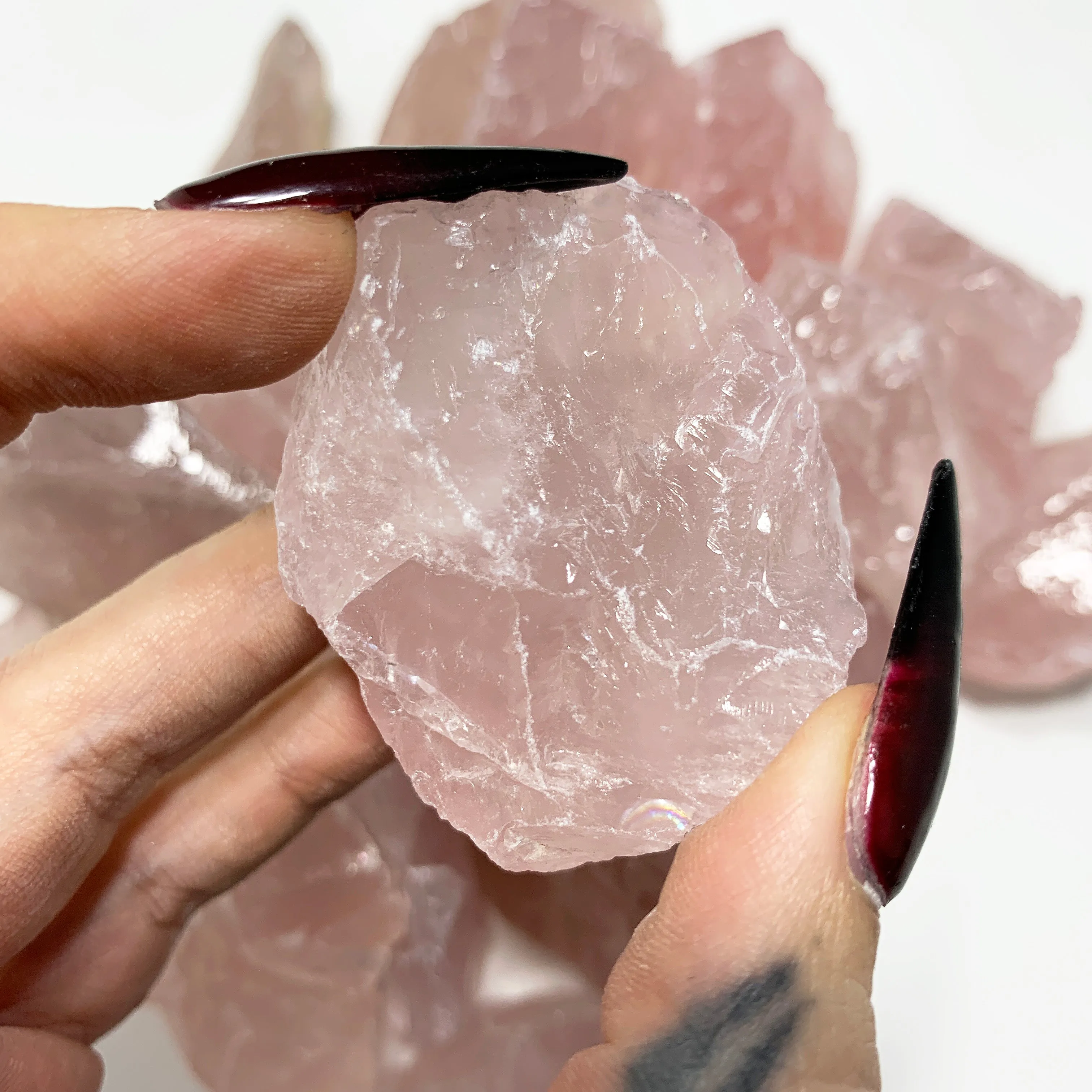 Raw Rose Quartz