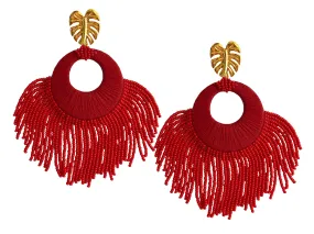 Red Sunshine Earrings