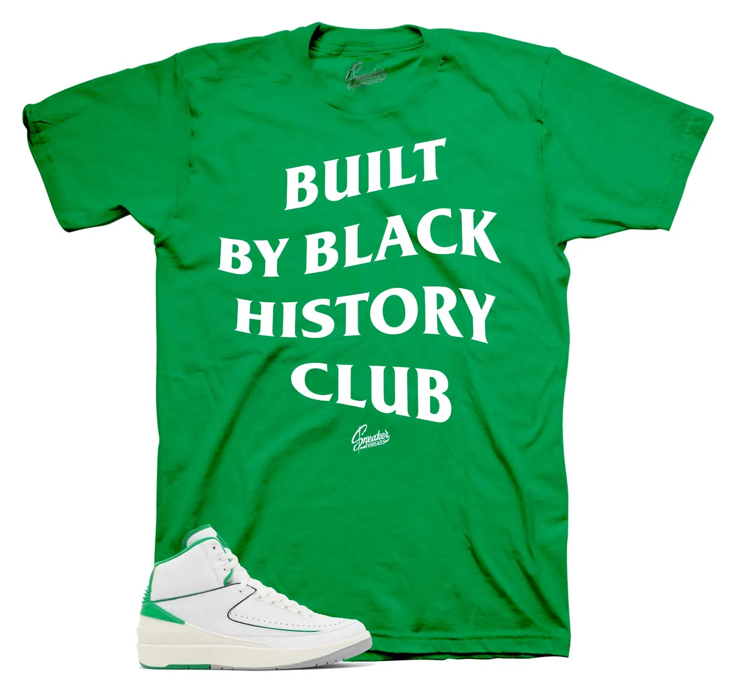 Retro 2 Lucky Green Shirt - Black History Club