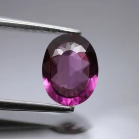 Rhodolite garnet | oval cut 8x6 mm, 1.2 ct