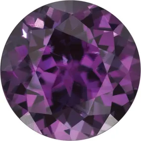 Round Cut Lab Created Alexandrite Gemstone